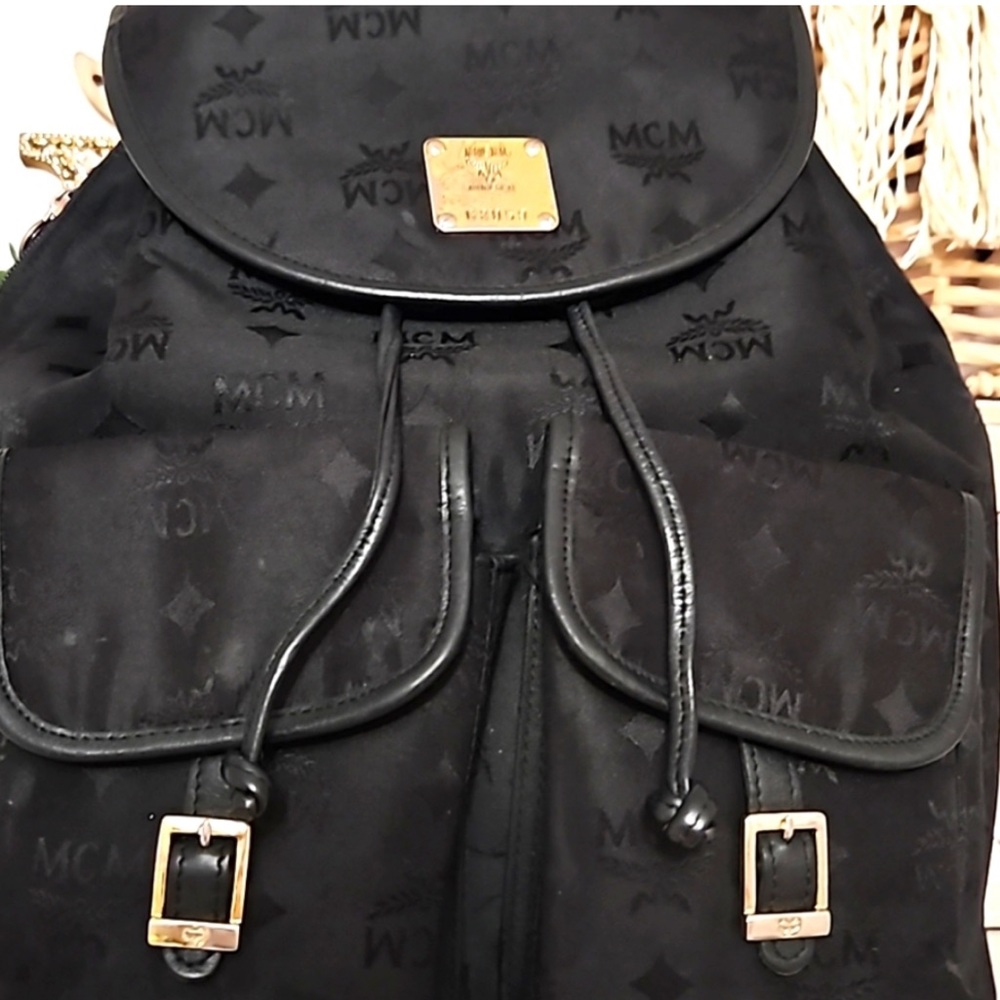 MCM ECU MONOGRAM BACKPACK made in Germany